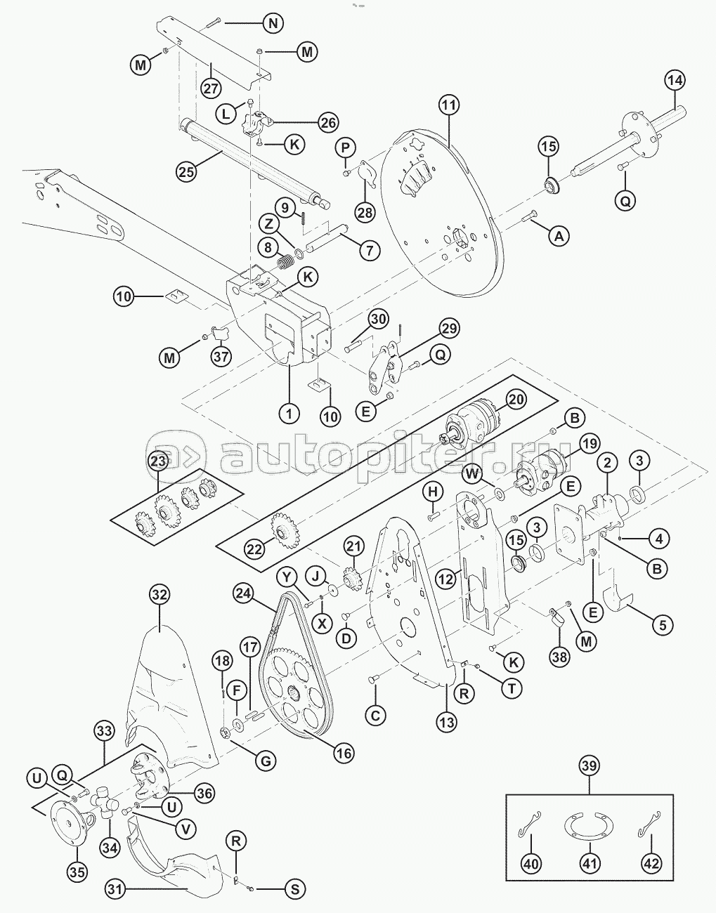 Reel Components - Center Arm, Double Reel