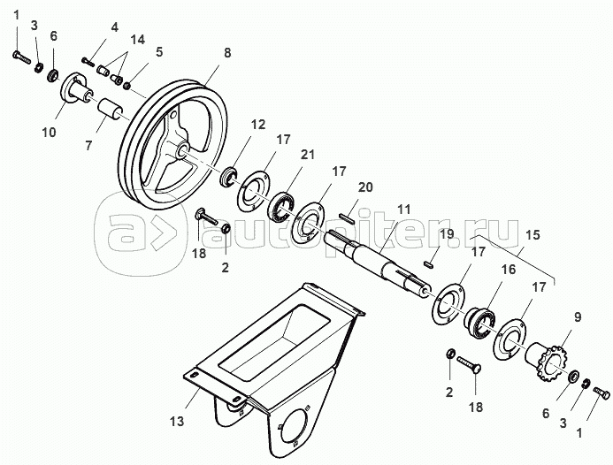 Drive And Unloading Tank Clutch Item Part Number Qty
