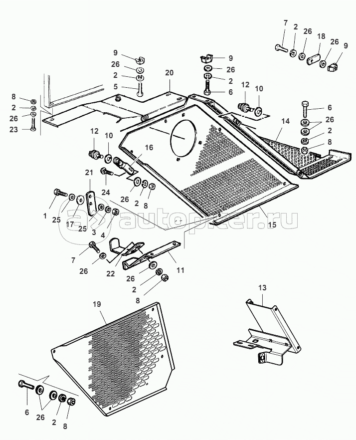 R.H. Side Wall Guard-From Serial Number 551510027
