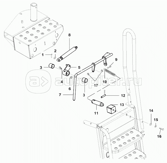 Ladder Footboard-From Serial Number 551510027