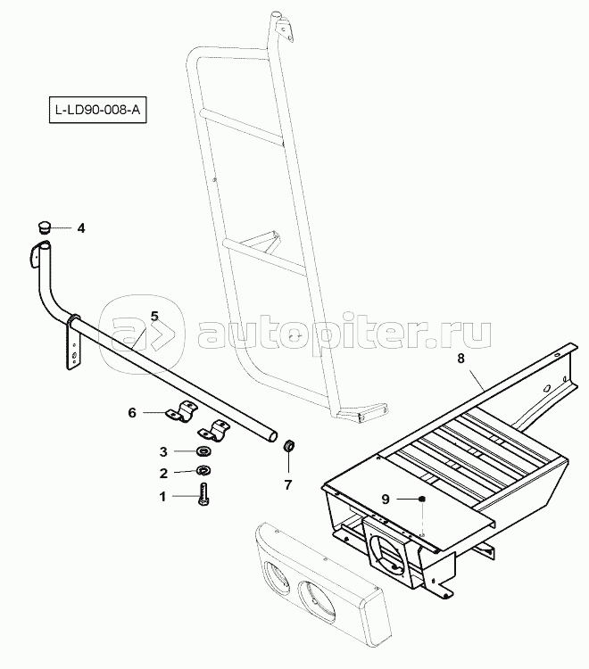 Platform Footboards-Right Side-From No 551510049
