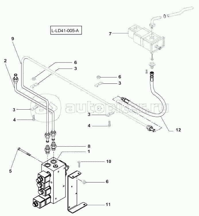 Valve Chest-From Serial Number 551510031, Up To 551510048