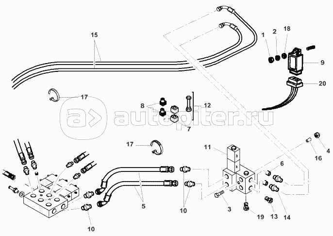 Cutter Bar Levelling System-Up To 551510030
