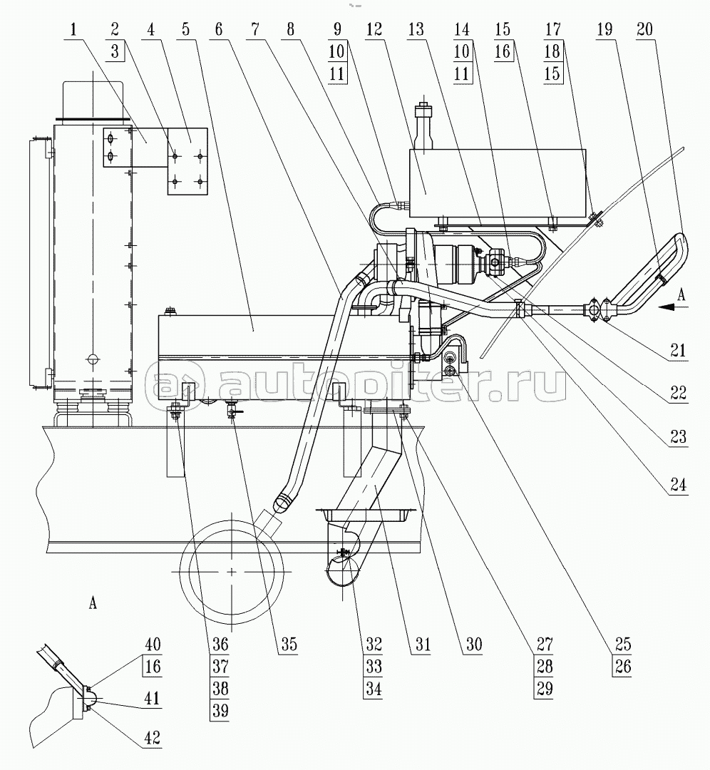 Установка пускового подогревателя ПЖД-600И