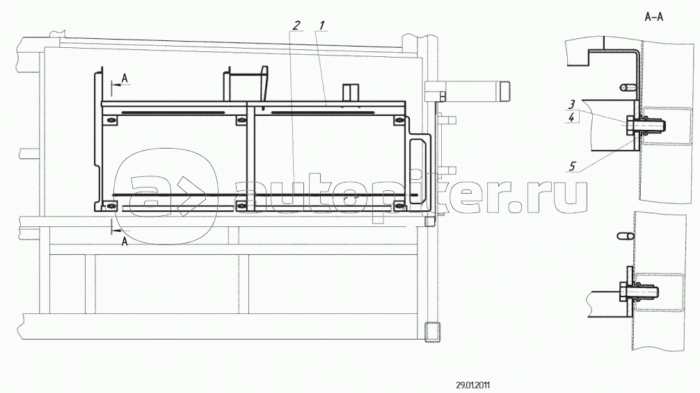 5299-23-5401910-03 – Установка каркаса боковой панели