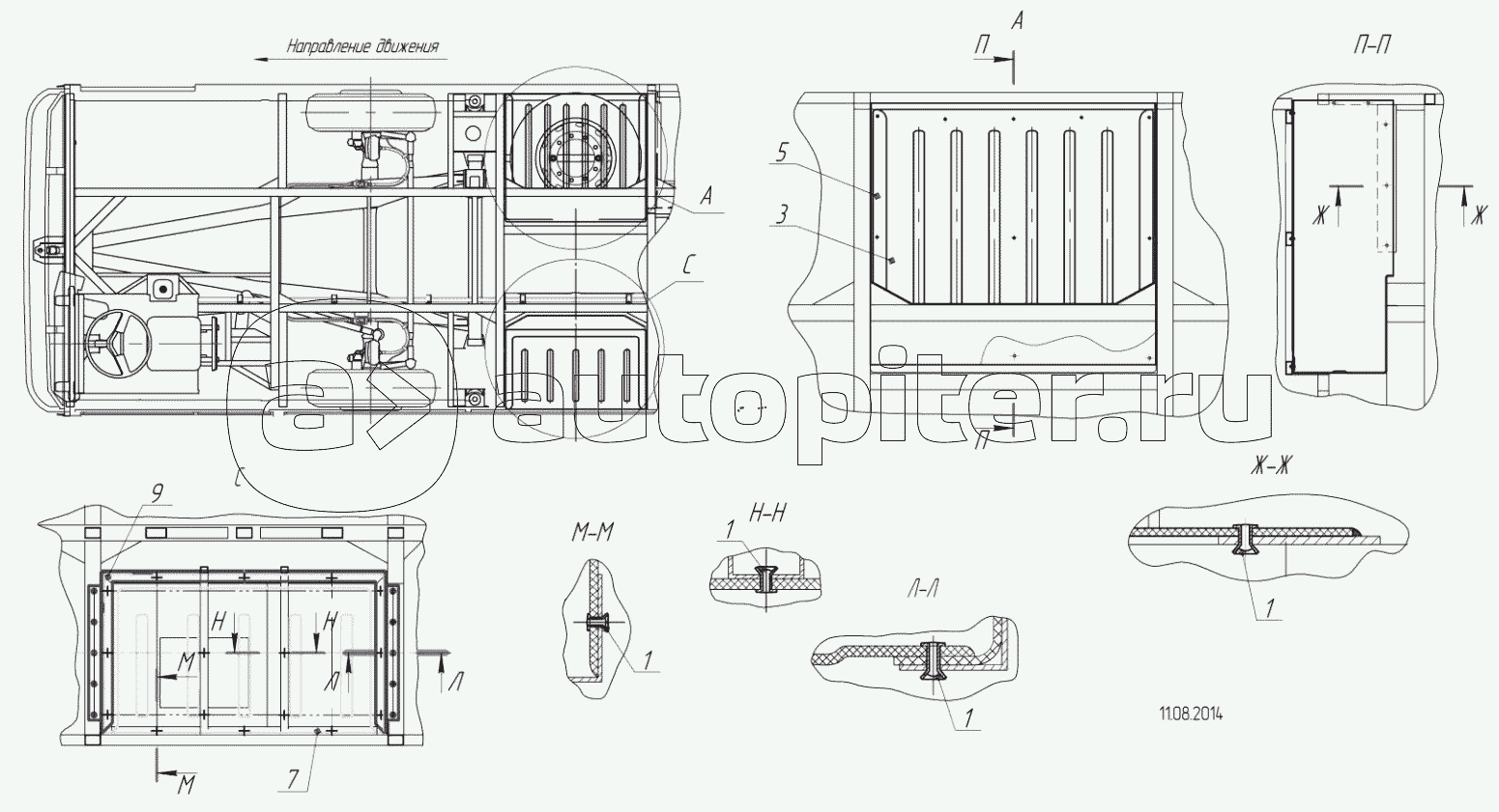 5299-11-5402500 – Установка стеклопластиковых отсеков