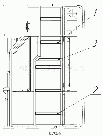 5299-01-5600550 – Установка закладных пластин в каркас мотоотсека