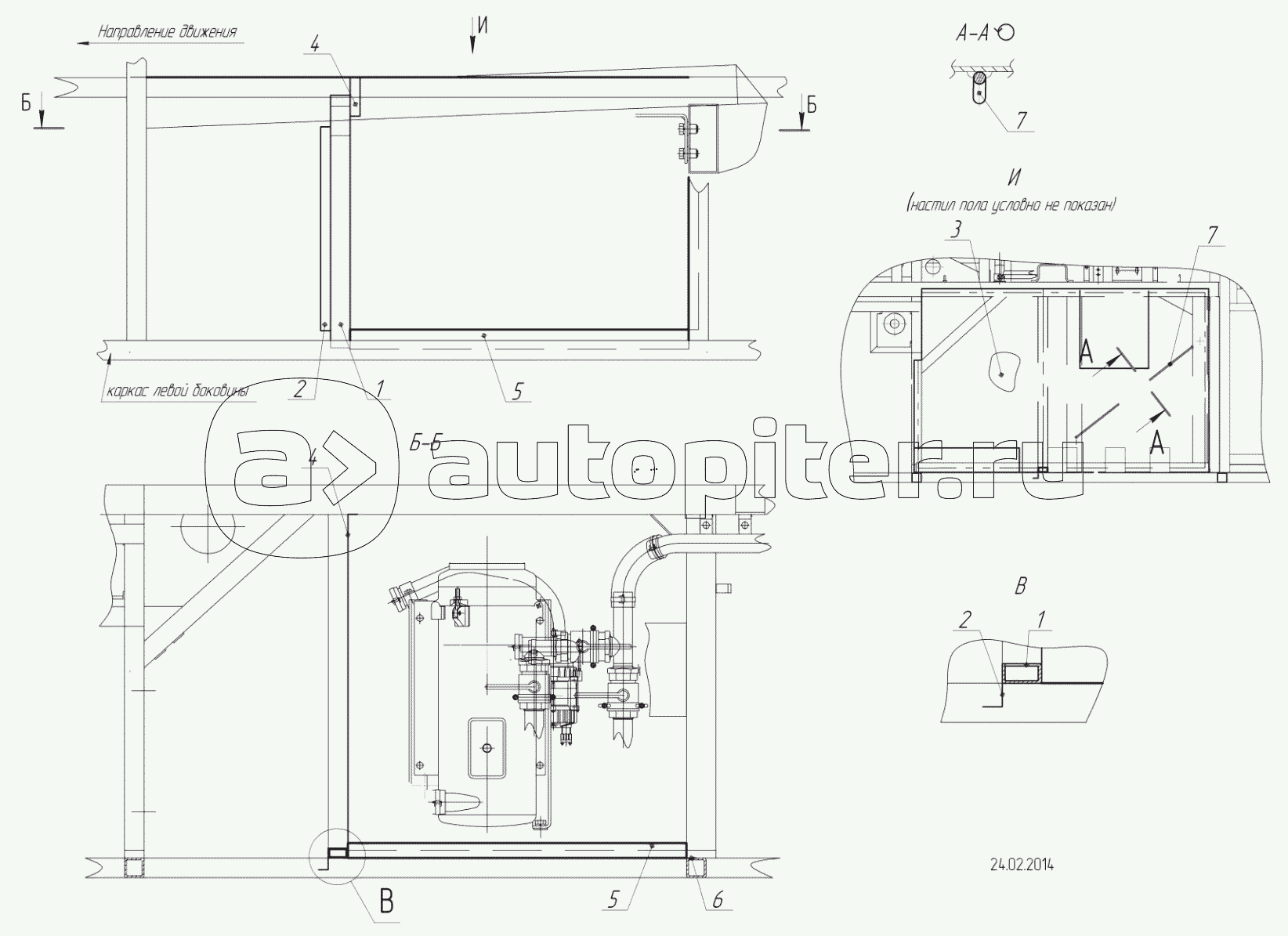 5299-8106505-04 – Установка обшивки отсека ПЖД