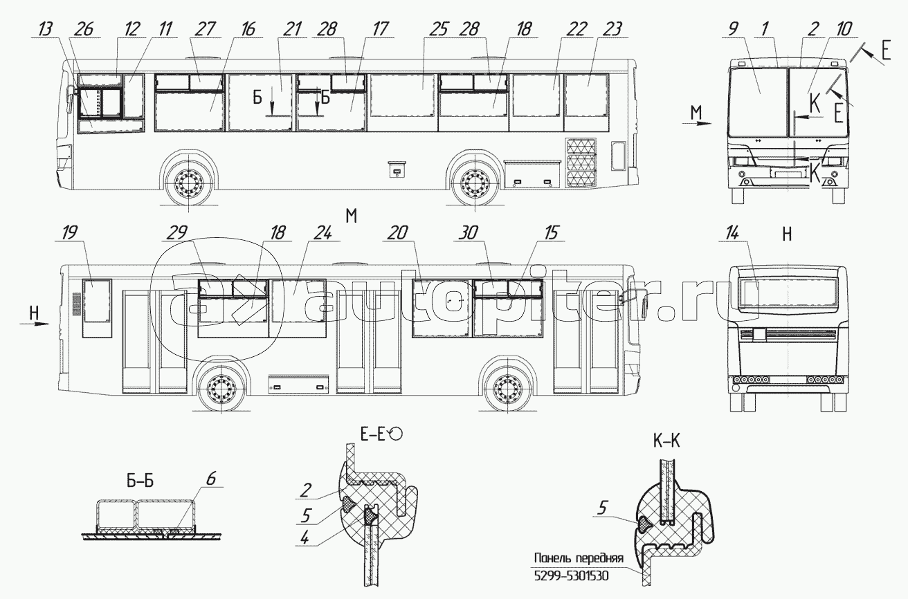 5299-30-31-5000010 - Установка окон (с форточками фирмы "Кёниг")