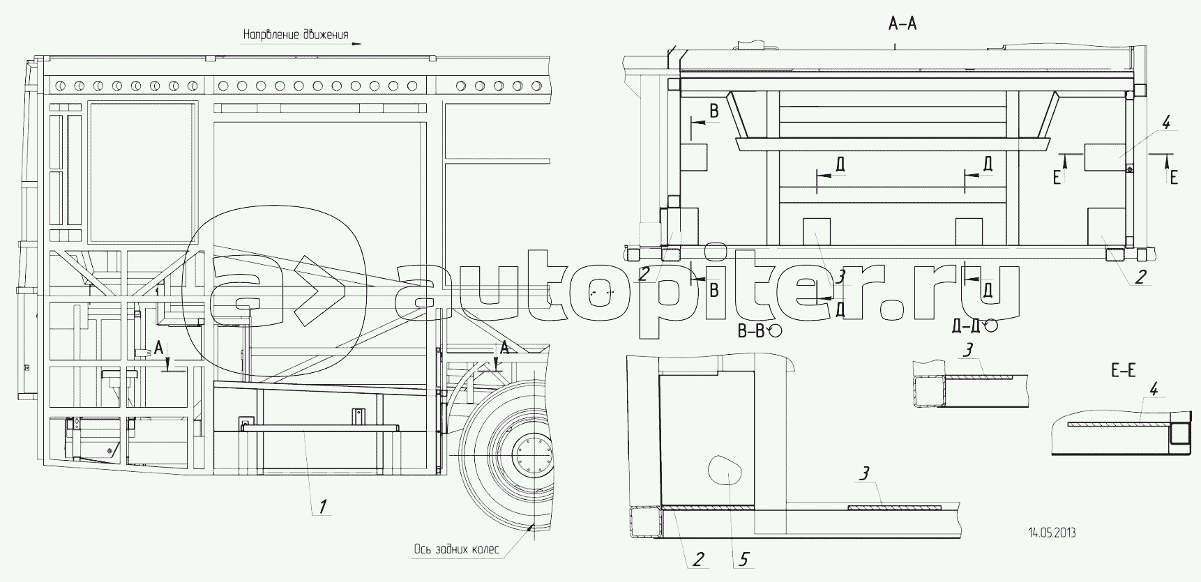 5299-23-5101600 - Установка подножки задней