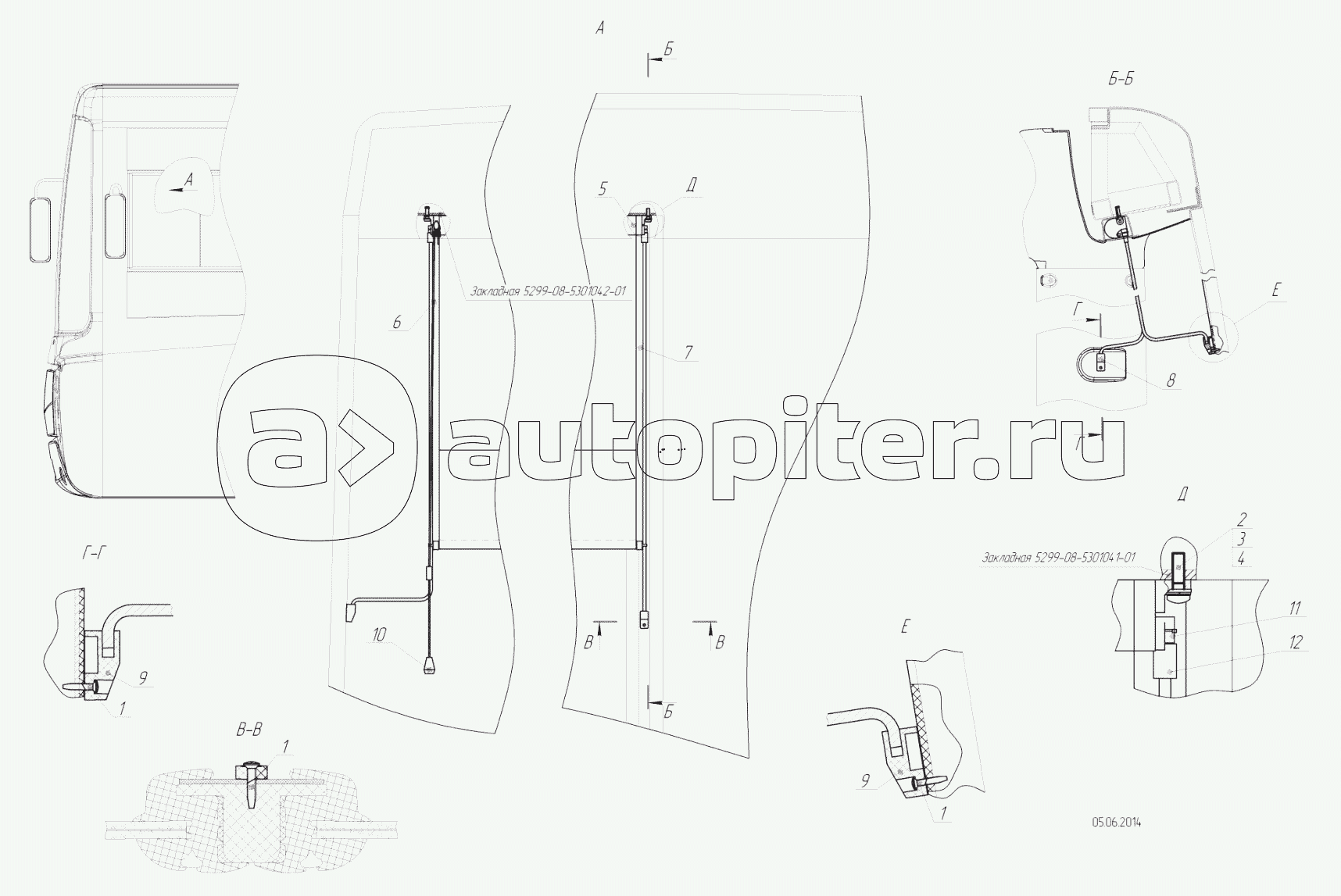 5299-102-8200810 – Установка шторы инерционной