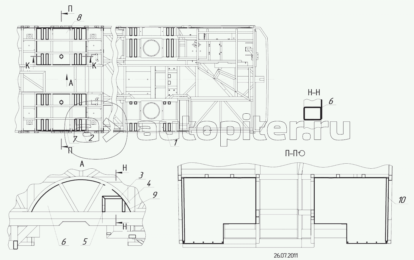 52994-5101400 – Установка закладных пластин под сиденья