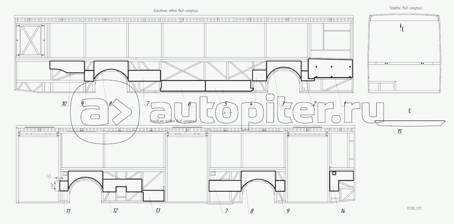 52994-5701640 – Установка панелей оцинковки