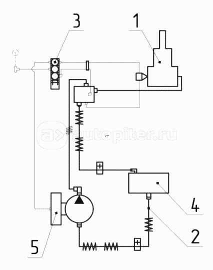 65115-8600392-16 Устройство, опрокидывающее платформы