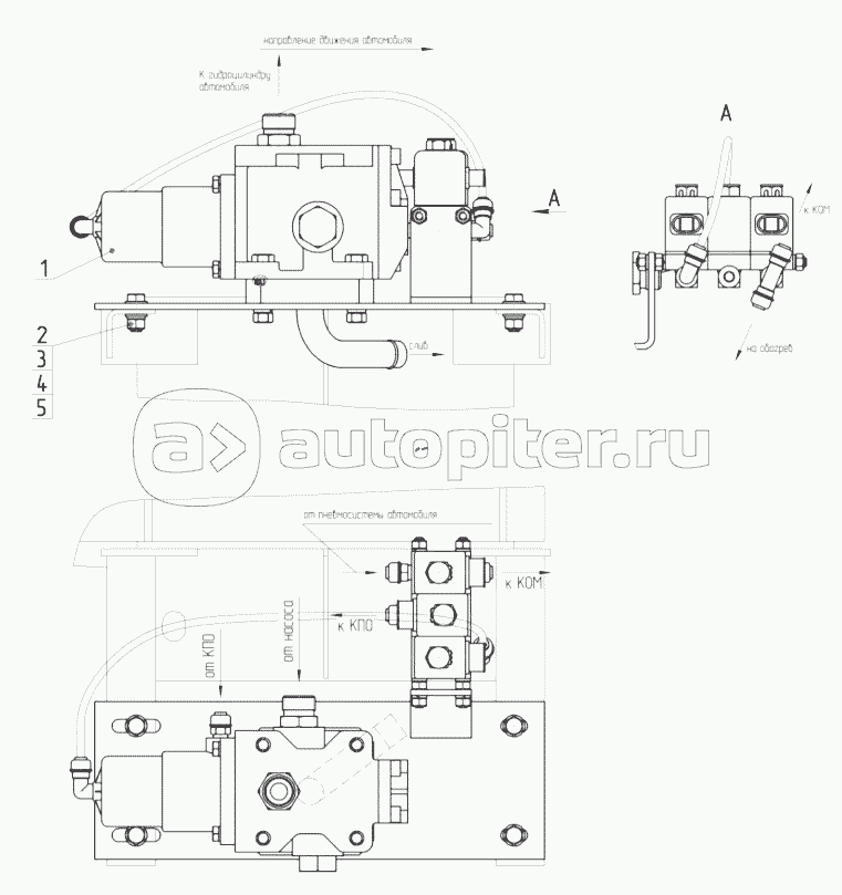65115-8607013-91 Установка блока управления