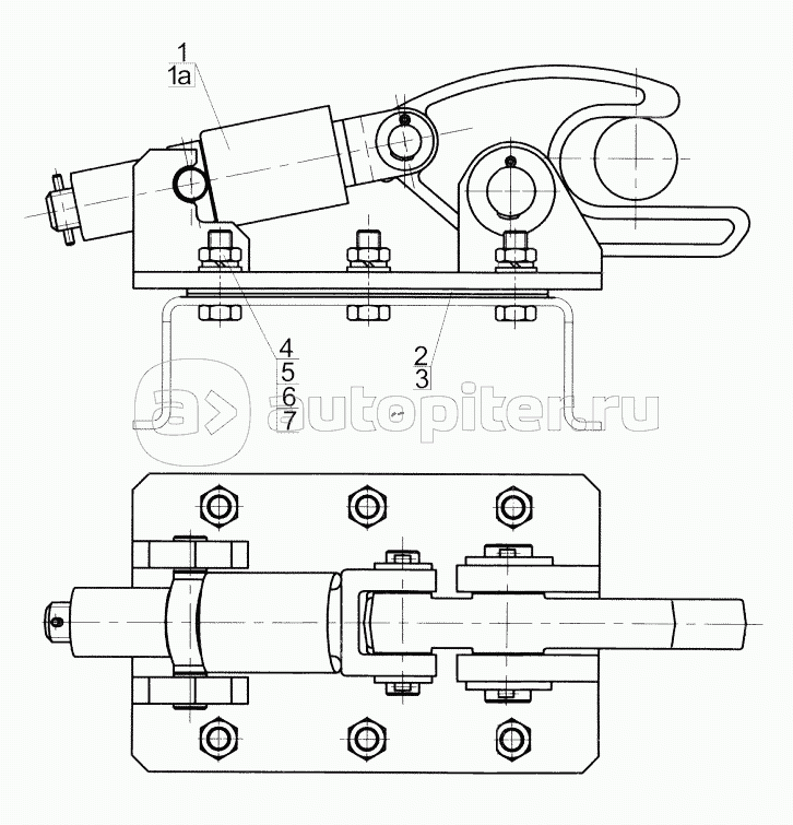 65201-8505080 Установка фиксатора платформы