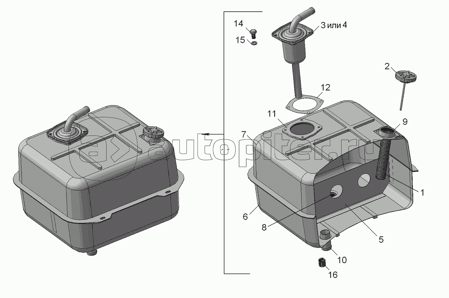 5511-8608010-02, 65111-8608010 Бак масляный