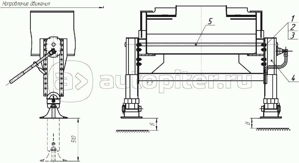 9509-2700001-30 Установка опорных устройств