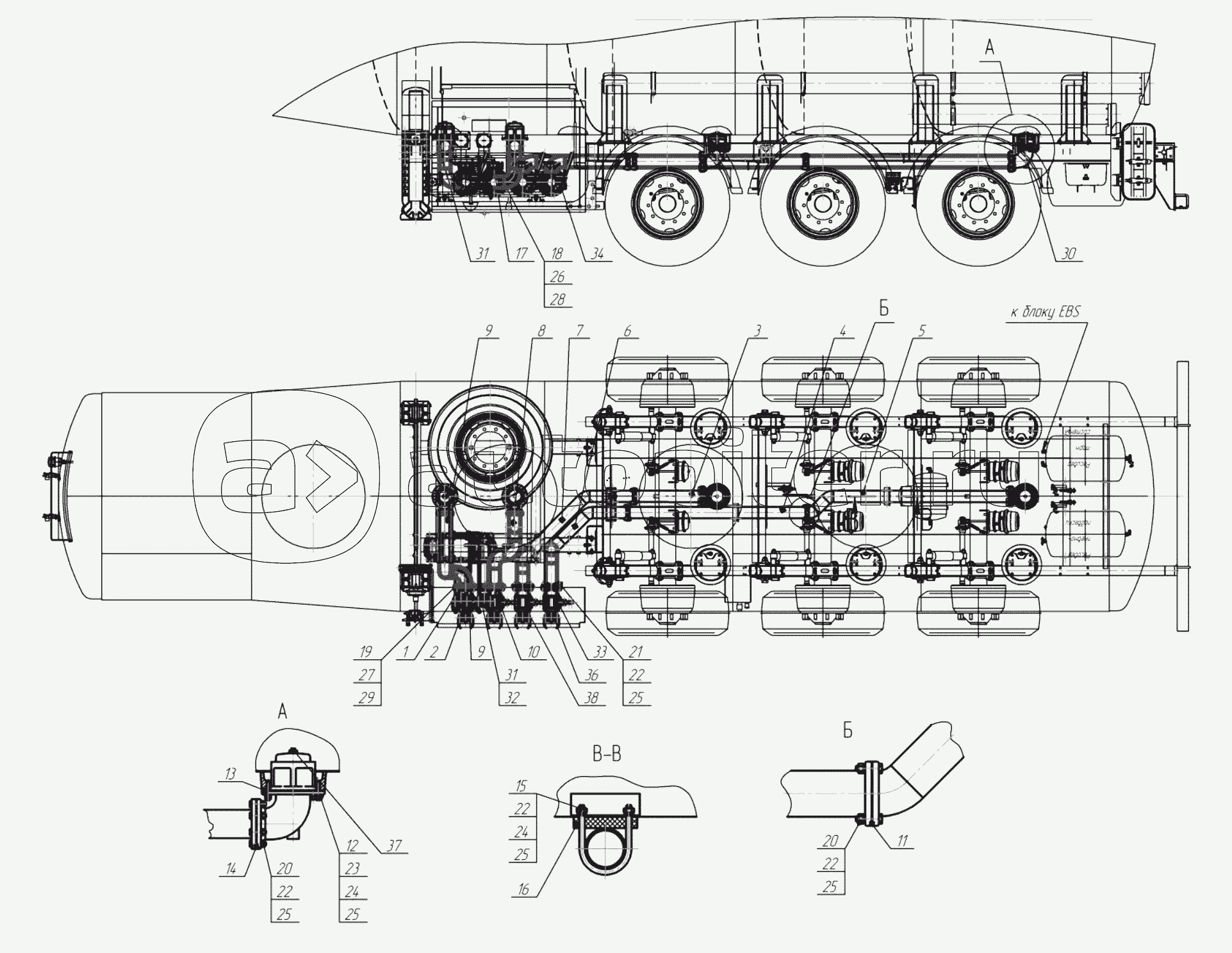 96896-05-8001050 Установка сливно-наливного устройства