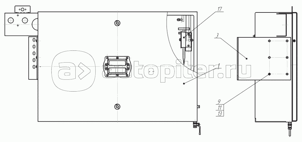 96896-05-8027010 Установка шкафа технологического оборудования