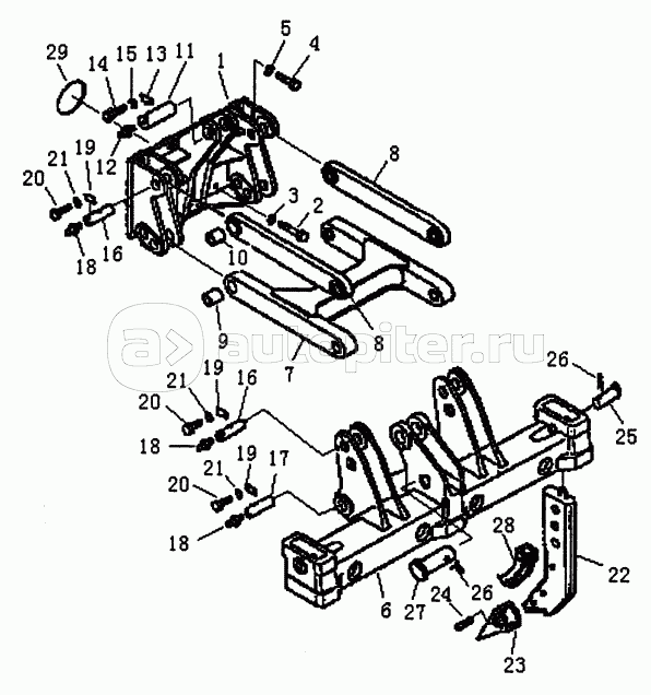 RIPPER SHANK BEAM & LINK (PD165Y, PD165YS)