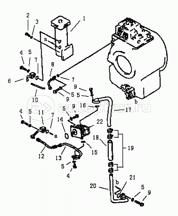 TORQUE CONVERTER PIPING (PD165Y,PD165YS) (1/3)