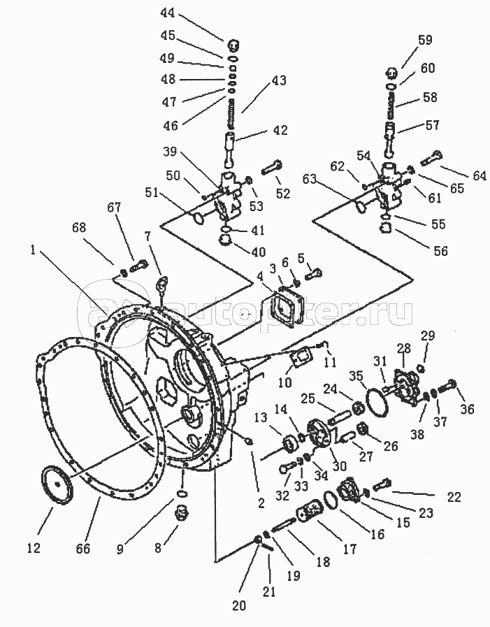 TORQUE CONVERTER HOUSING (PD220Y-1, PD220YS)