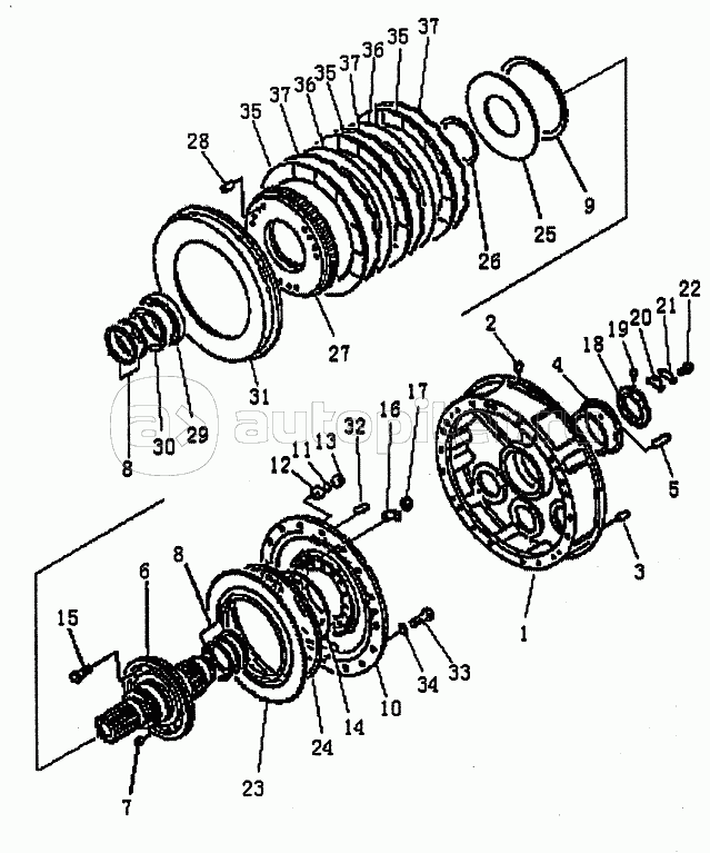 TRANSMISSION GEAR AND SHAFT (PD220Y-1, PD220YS) (3/3)