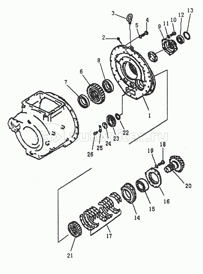 TRANSFER CASE AND GEAR (PD220Y-1, PD220YS)