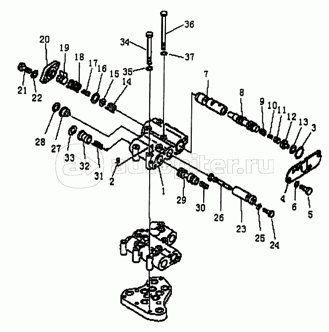 TRANSMISSION CONTROL VALVE (PD220Y-1, PD220YS) (2/2)