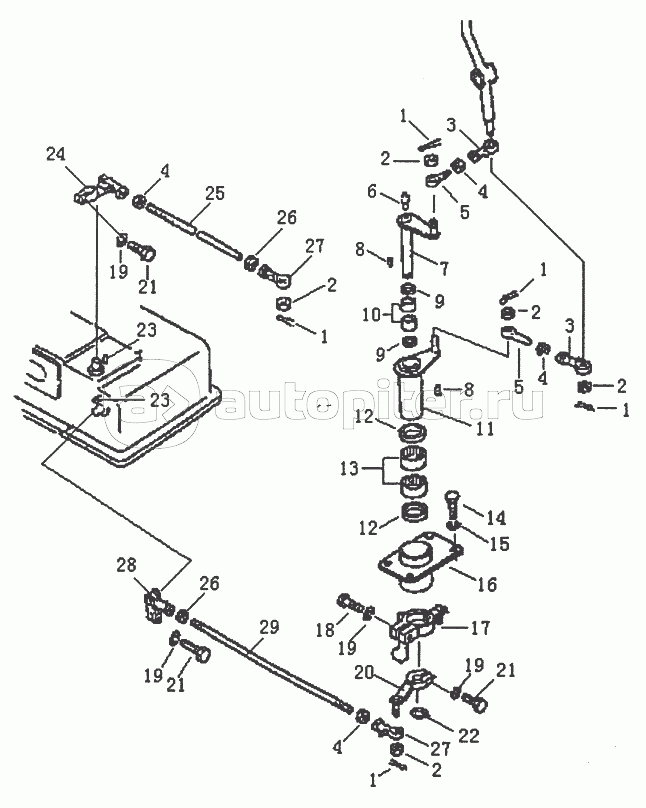 GEARSHIFT LEVER (PD220Y-1, PD220Y-2) (2/2)
