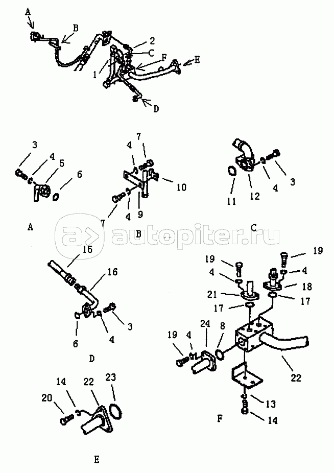 TRQUE CONVERTER PIPING (PD220Y-1, PD220Y-2) (2/2)