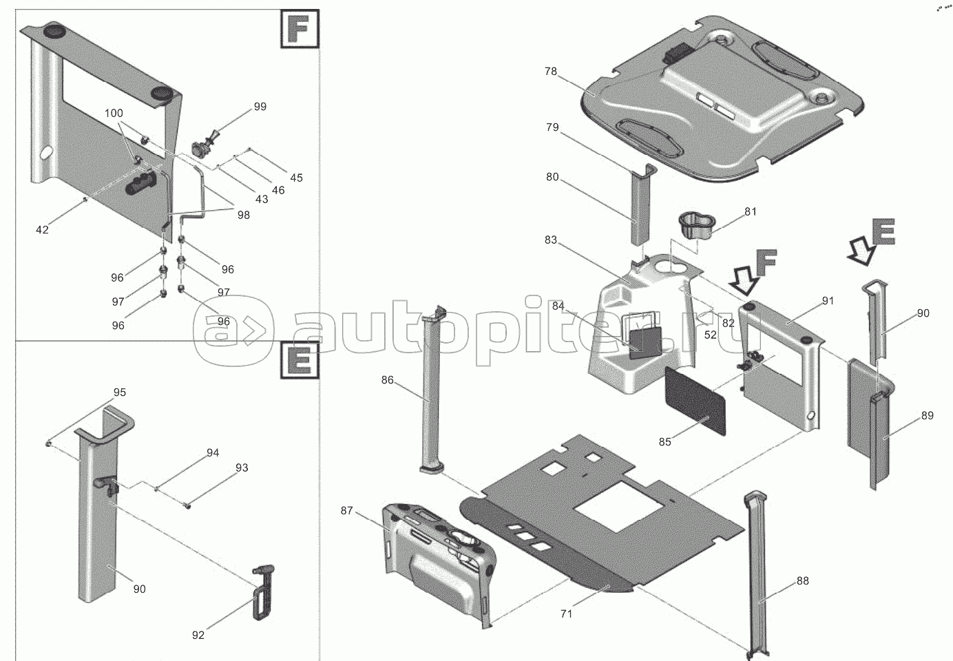 708.4-67 00 00-3 Кабина в сборе до 01.01.19