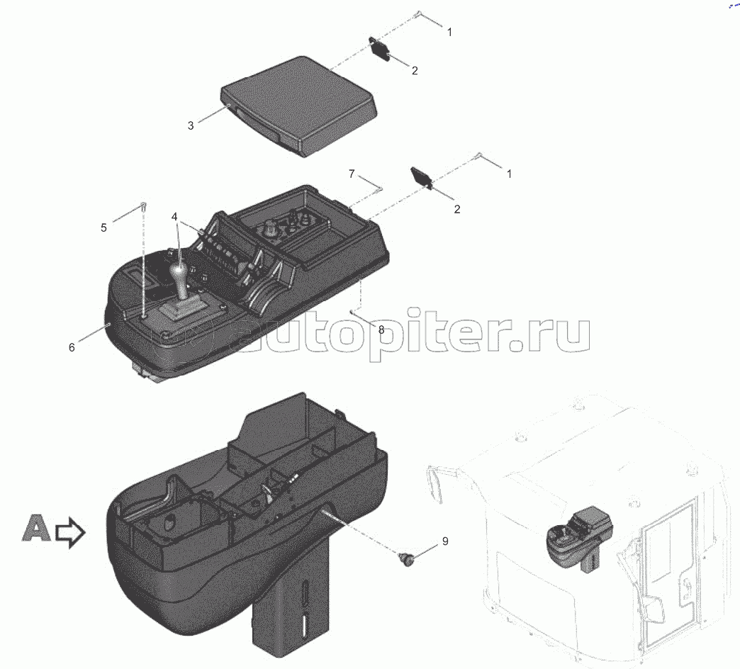 424-67.70.010-1 Подлокотник от 01.01.19 по н.в