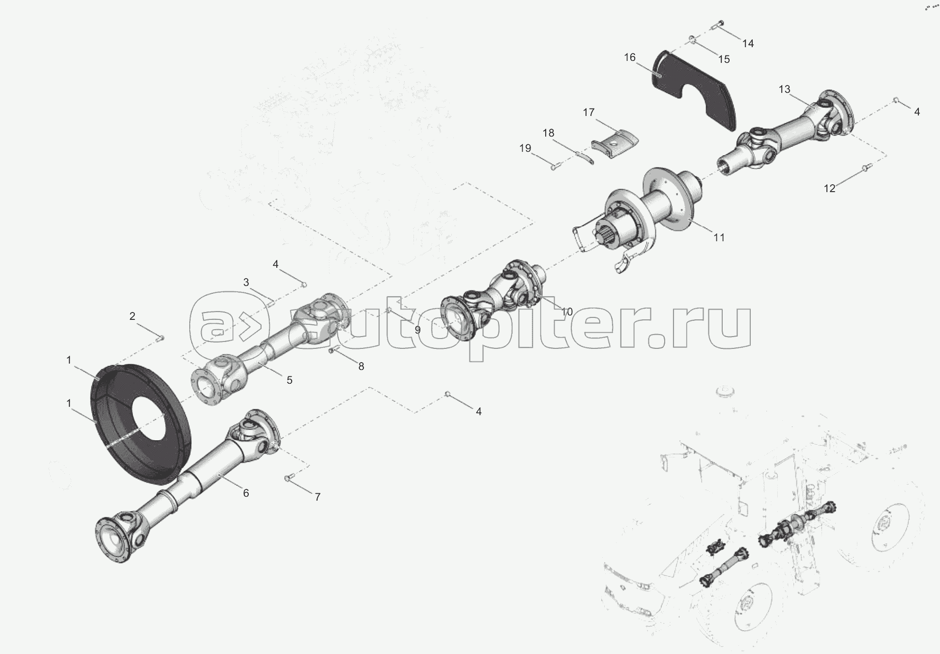 739-22.00.000-1 Передача карданная (с 01.08.2023)