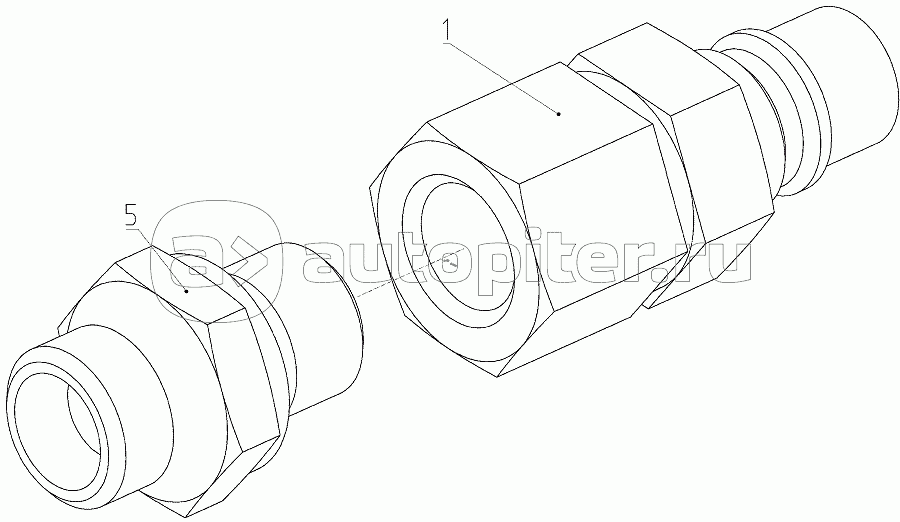 Полумуфта (081.27.09.880), Иллюстрация действительна для техники, произведенной с 20091001