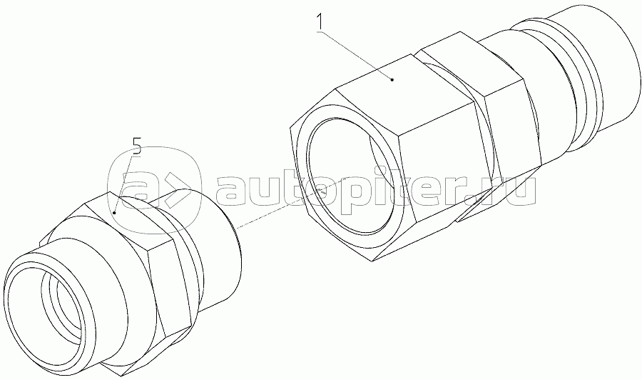 Полумуфта (142.09.61.120), Иллюстрация действительна для техники, произведенной с 20091001
