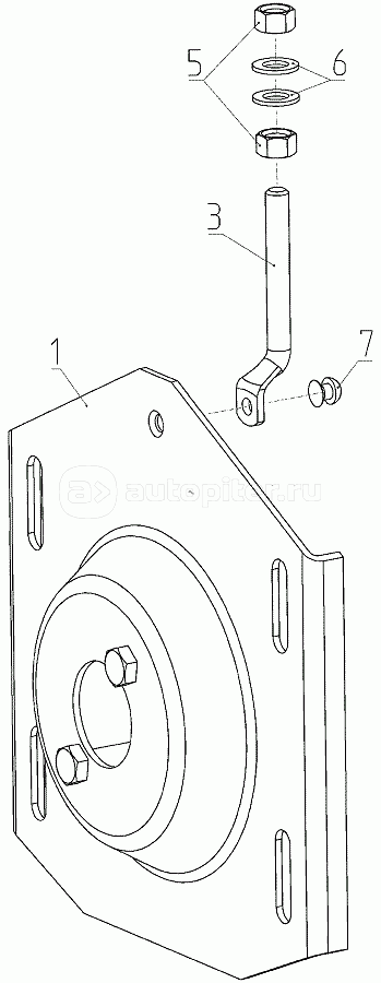 Плита (081.27.00.030), Иллюстрация действительна для техники, произведенной с 20090601
