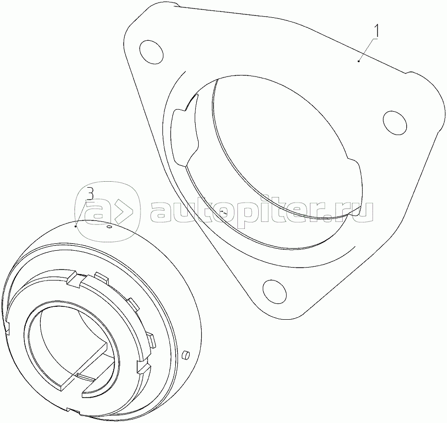 Опора (Н.027.01.050), Иллюстрация действительна для техники, произведенной с 20150101