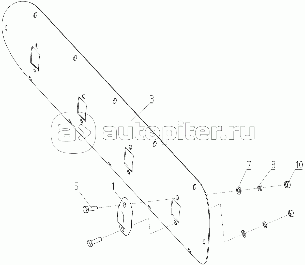 Крышка (081.27.20.250), Иллюстрация действительна для техники, произведенной с 20110502