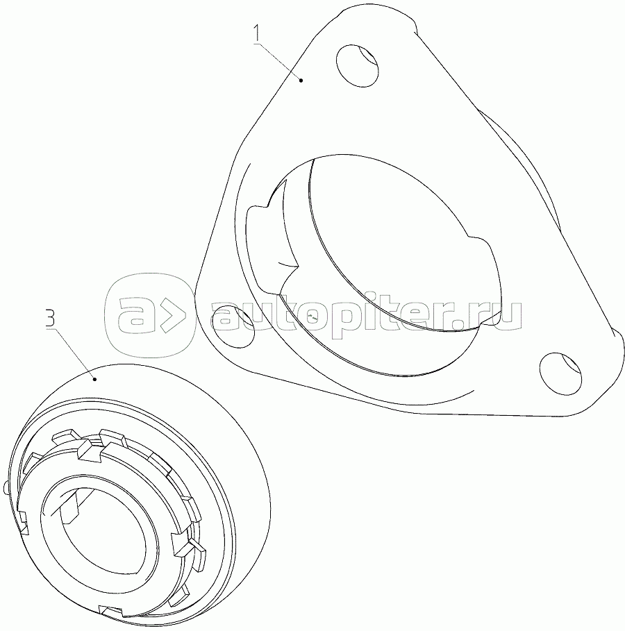 Опора (РСМ-10.27.01.340), Иллюстрация действительна для техники, произведенной с 20060317