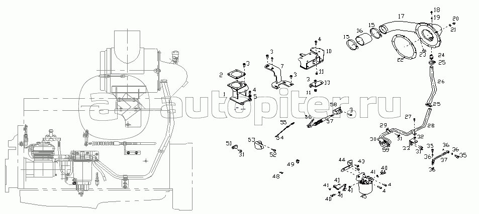 ENGINE APPLICATION PARTS GROUP S00007823+03