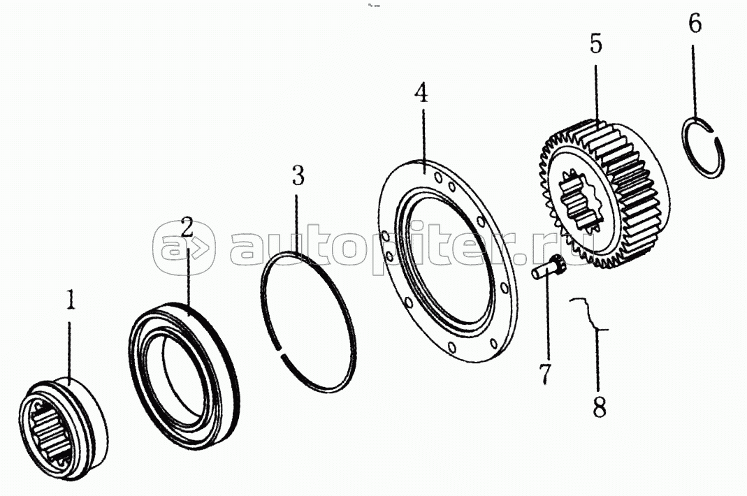 AUXILIARY BOX DRIVE GEAR (FAST 12JS180TA)