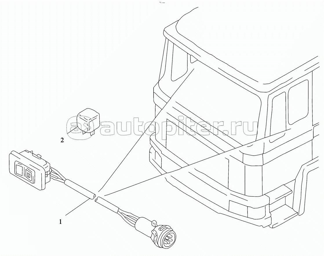 PUSH KEY FOR ELECTRIC WINDOW LIFTER (FOR SELECT)