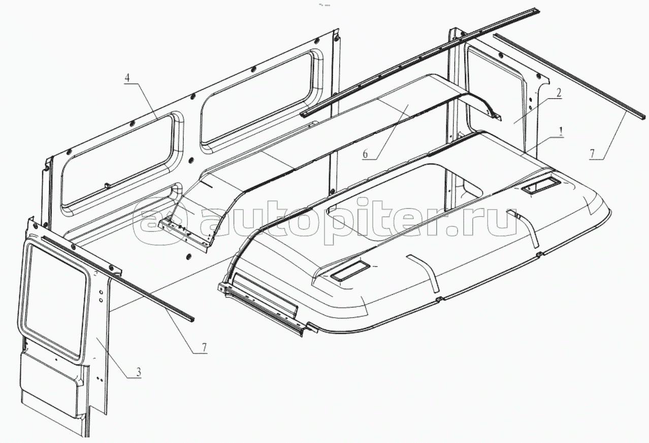SIDE-WALL PANELING CLOSED WITH NOUNTING I F3000J