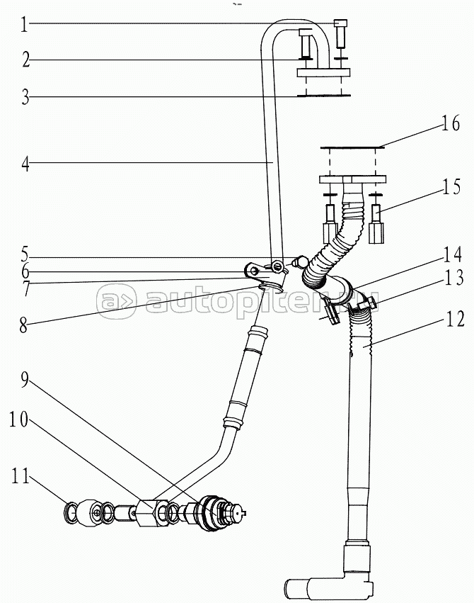 A COMBINED SHIM OIL PIPE GRP100110751 300PS
