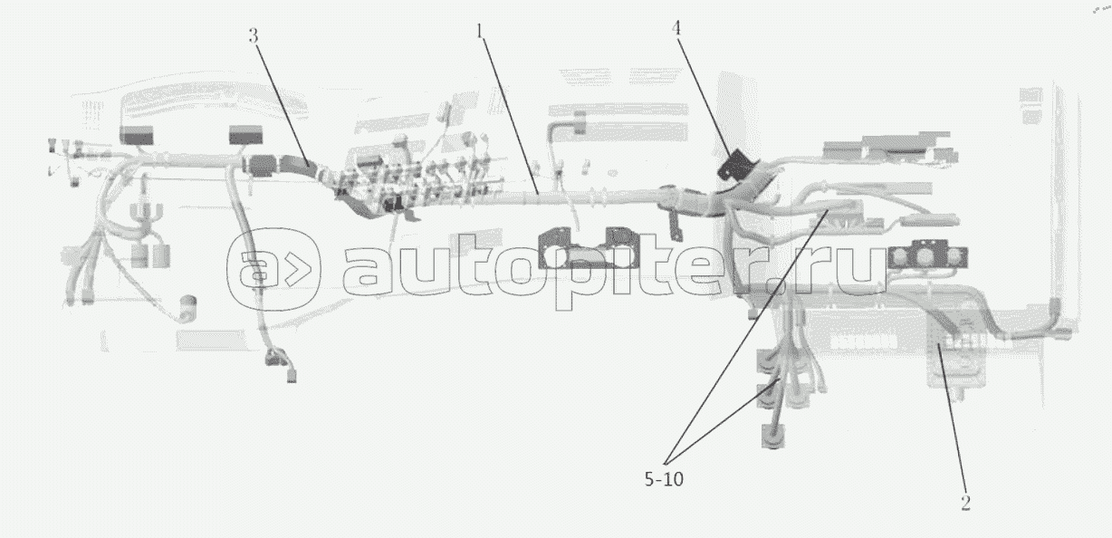 CAB WIRING HARNESS (IN INSTRUMENT PANEL)