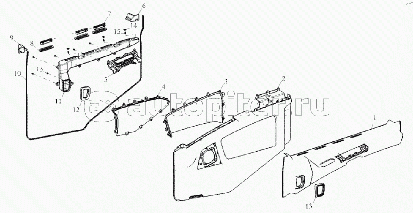RIGHT DOOR INNER PANEL ASSENBLY (ELECTROMOTION)