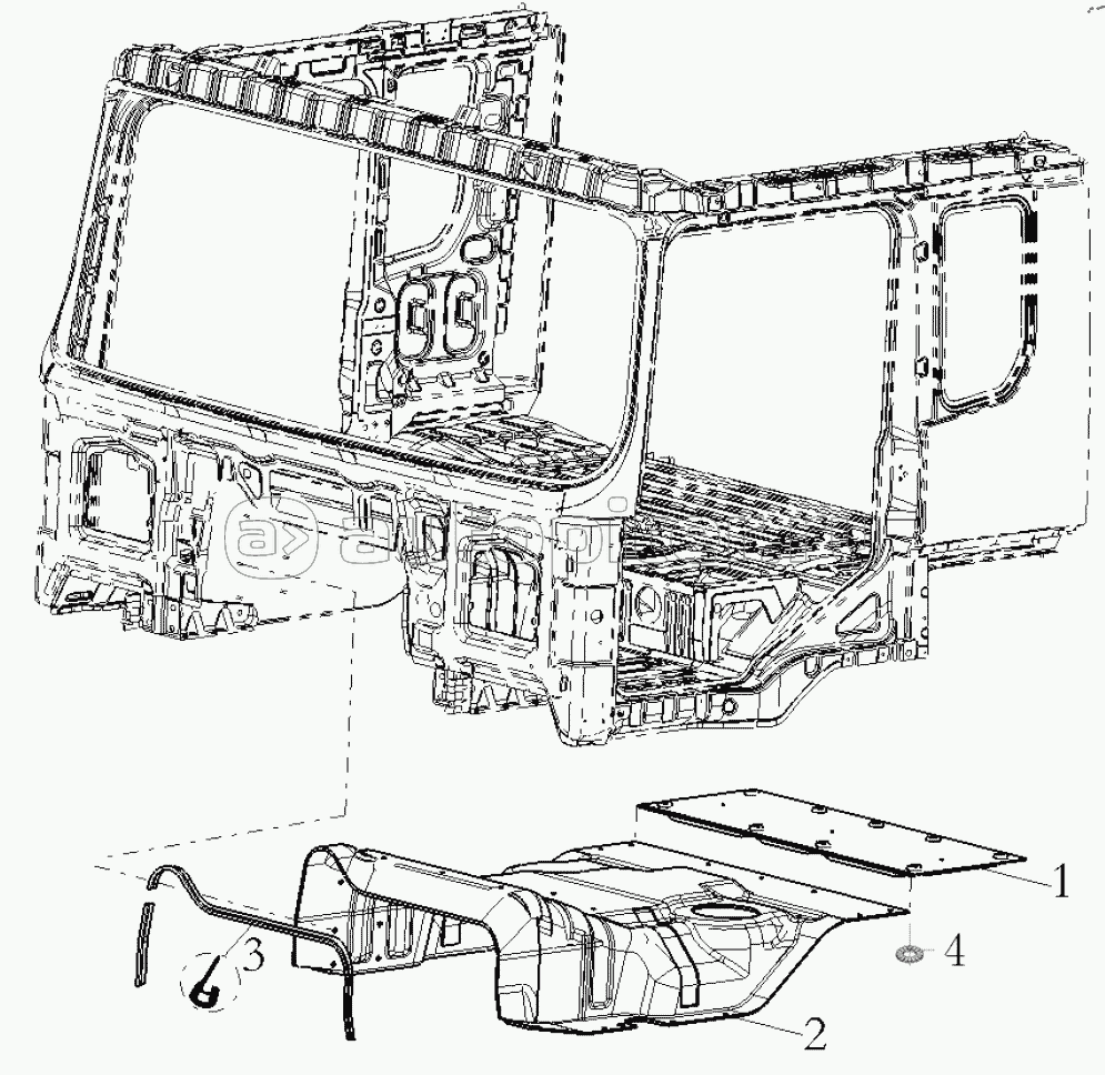 SOUND INSULATION BOARD DEVICE UNDER THE ENGINE