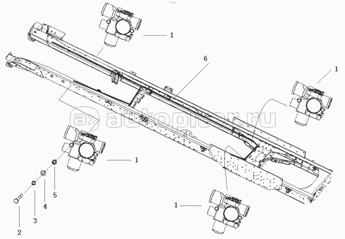Chassis appliances/Accessories/K38/B38/WABCO 6ABS/New